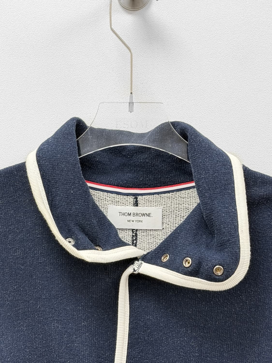 톰브라운 코튼 테리 네이비 가디건 5 상품이미지5