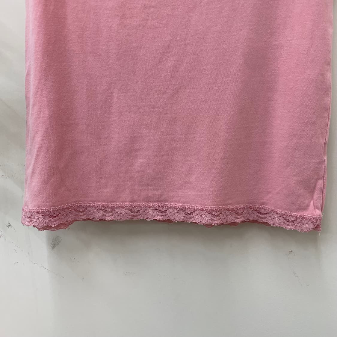 러블리 딸기우유 핑크 레이어드 나시 상품이미지3