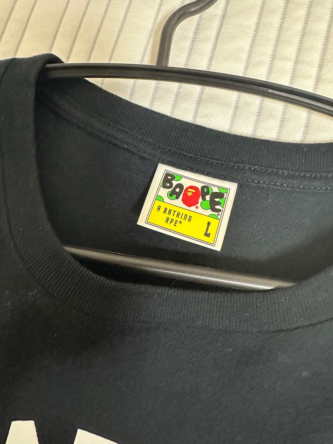 베이프 칼리지 로고 티셔츠 상품이미지2
