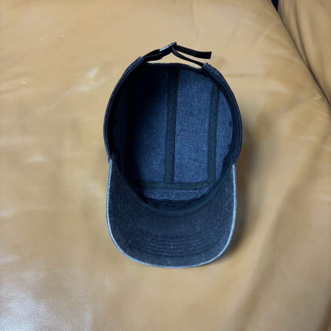 Supreme 슈프림 23ss 워시드 데님 블랙 캠프캡 모자 Denim 상품이미지7