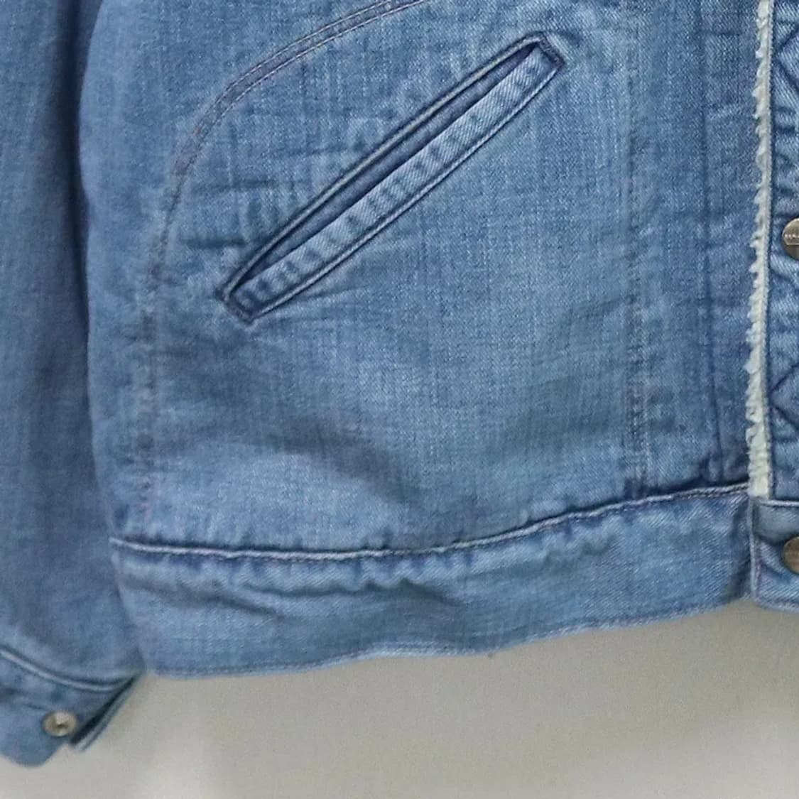 랭글러 데님 뽀글이 자켓 63665 상품이미지6