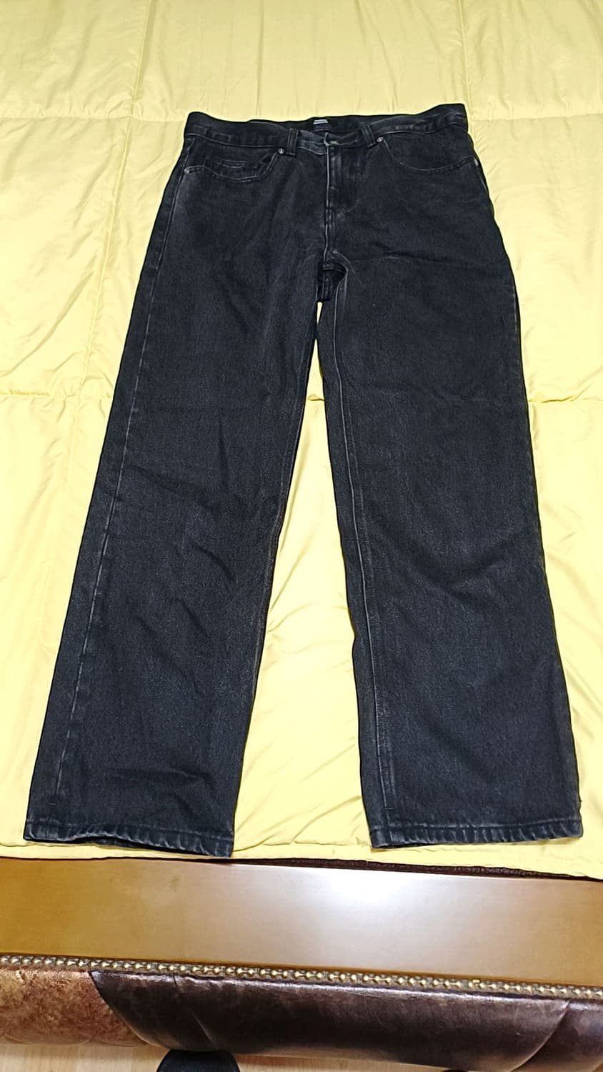 무신사 워시드블랙진 34인치 기장106 상품이미지1