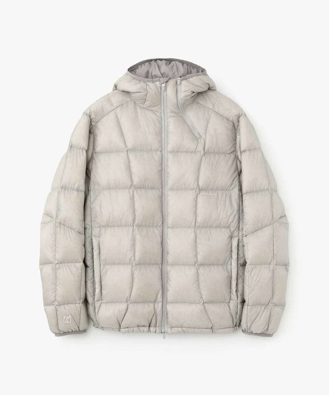 wmc 패딩 스퀘어 퀼팅 다운 자켓 그레이 s 상품이미지3