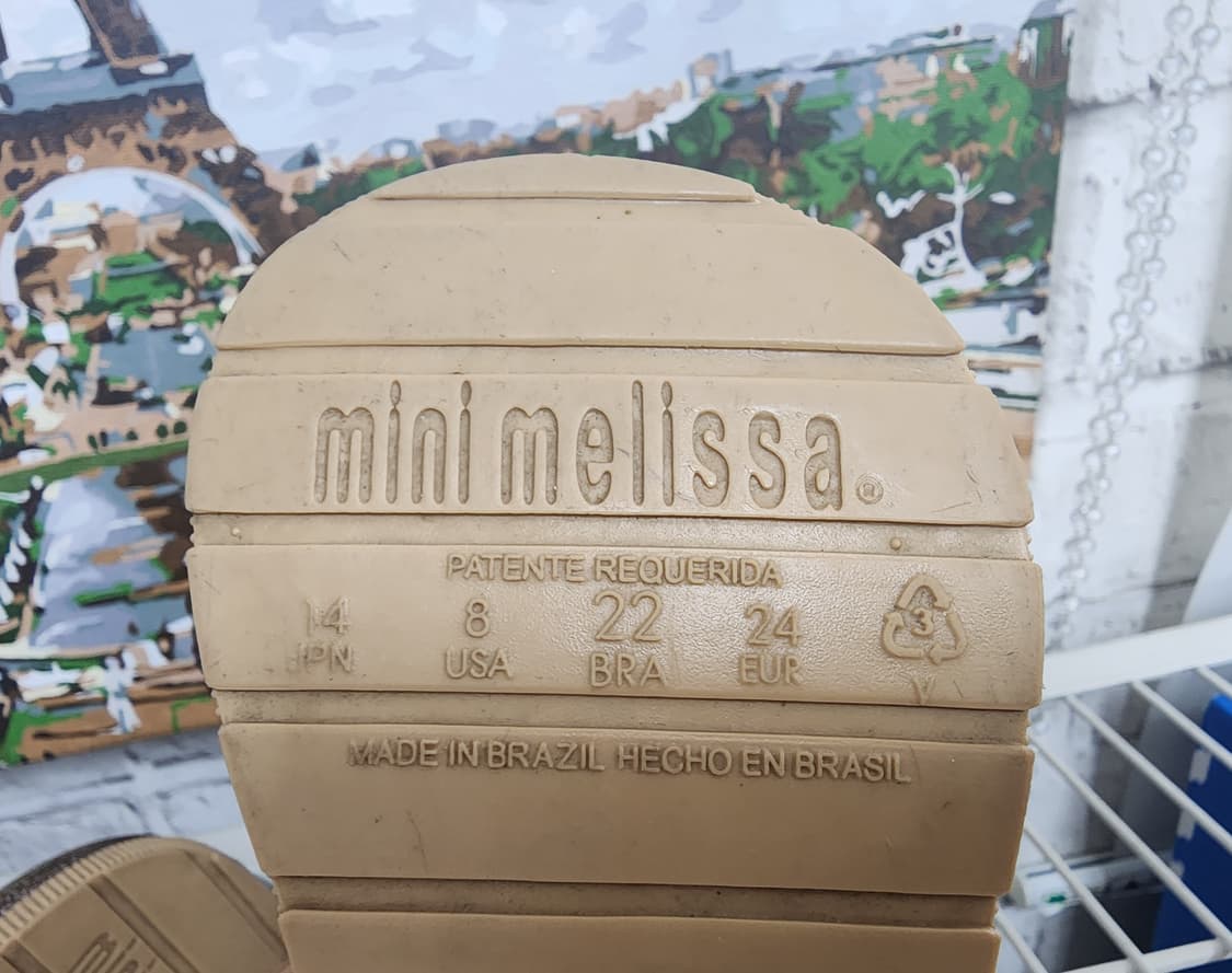미니멜리사 키즈 레인부츠 140 골드글리터 젤리슈즈 HC98 상품이미지7