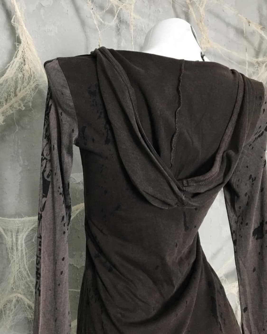 00s 리버탈리아 딱붙 브라운 후드 상품이미지4