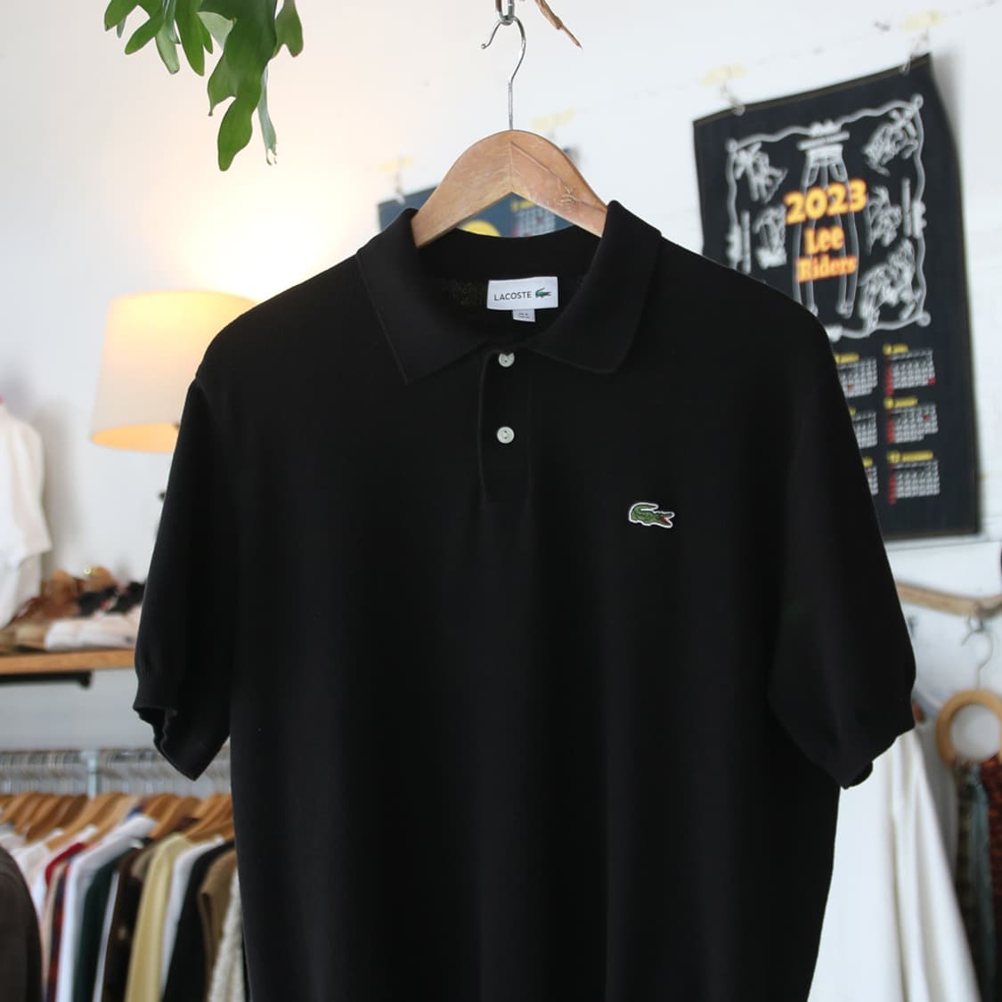 (착용컷) 라코스테 니트 반팔 카라 티셔츠 (남성용 100) 상품이미지1