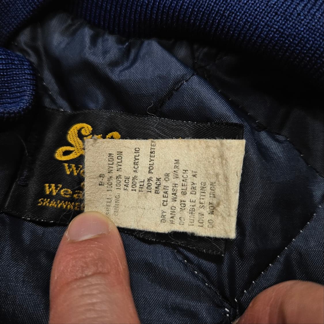 70s 스윙스터 사틴 봄버 자켓 L 상품이미지6