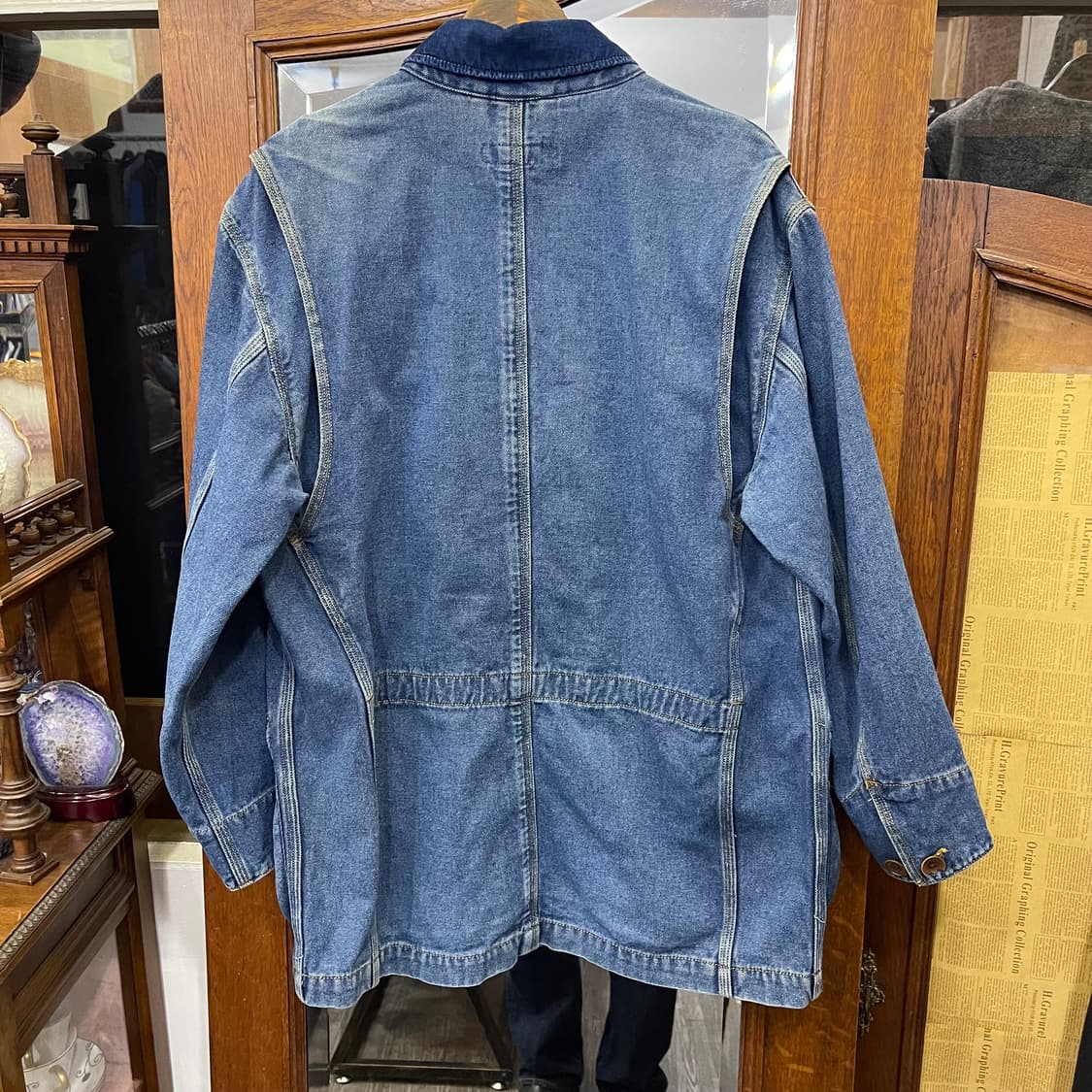 90's 바나나 리퍼블릭 데님워크자켓 상품이미지8