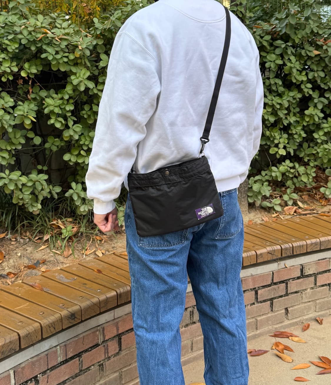 노스페이스 퍼플라벨 샤코슈 나일론 크로스백 상품이미지1