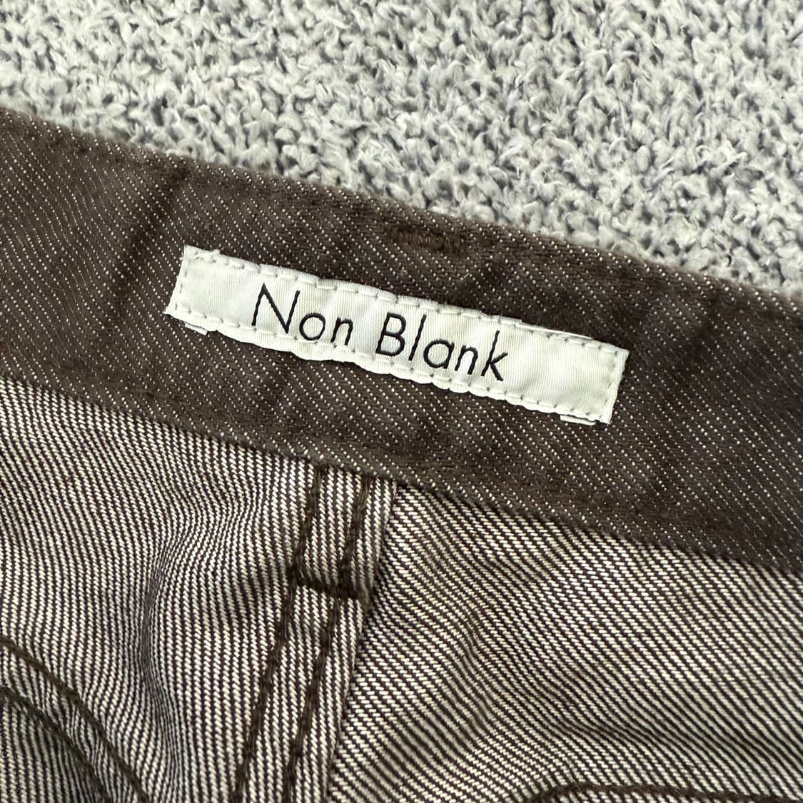 [L] NonBlack 브라운 데님팬츠 0109T1 상품이미지3