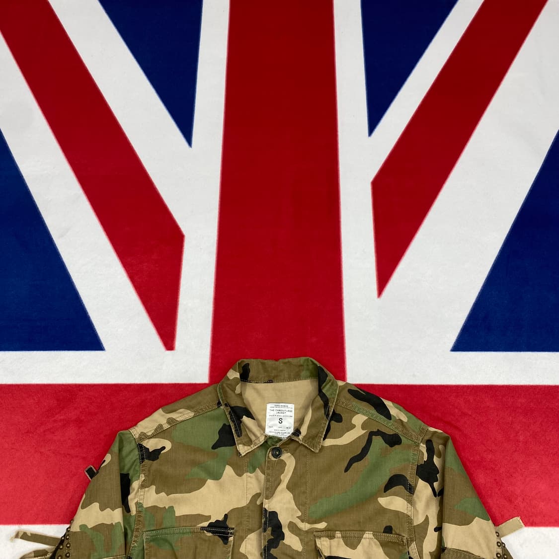 자라 오버핏 카모셔츠 여성 S 실측 66 상품이미지2