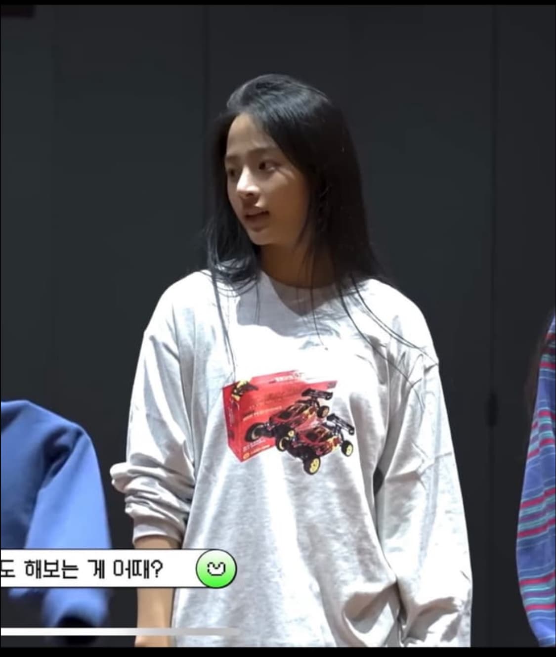 뉴진스 민지/하니 착용 예스아이씨 r.c car 롱슬리브 m 상품이미지1