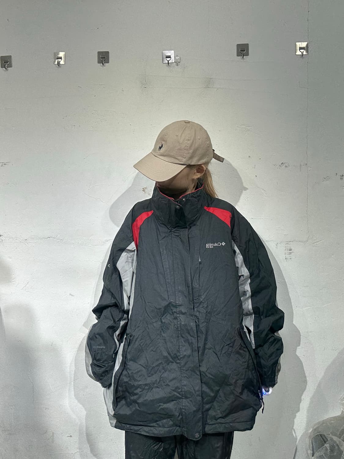 컬럼비아 그레이 아웃도어 바람막이 자켓 XL 상품이미지2