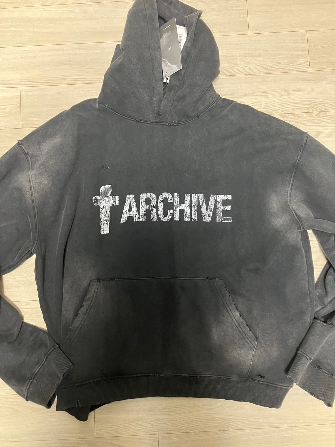 [2] 파아카이브 후드 블랙 상품이미지2