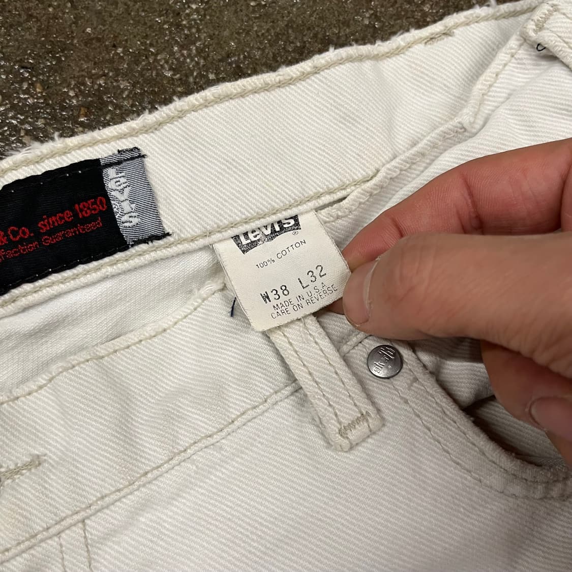 90s USA 리바이스 실버탭 루즈핏 (36”) 상품이미지6