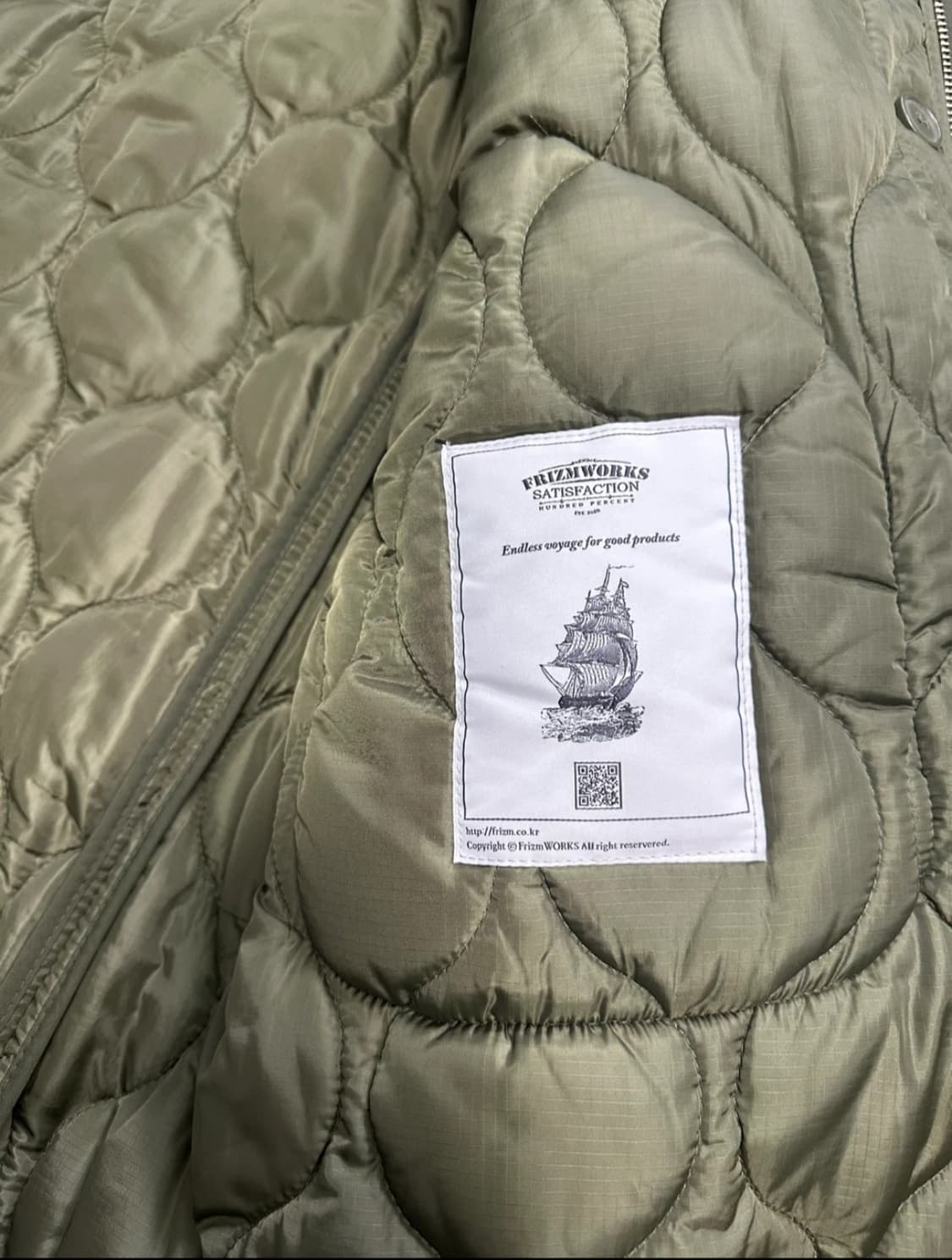 프리즘웍스 피쉬테일 야상 L 상품이미지7