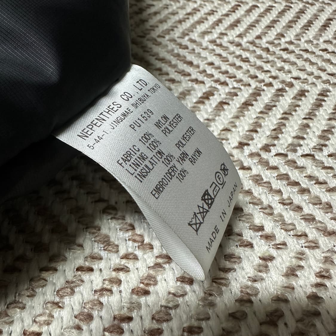 NEEDLES X STUDIOUS padded blouson jacket 상품이미지3