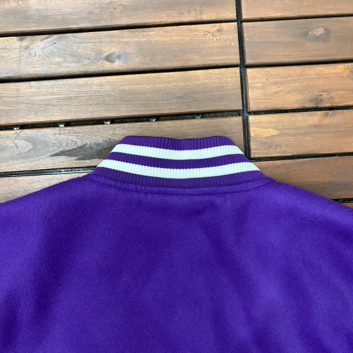 마켓 컬리 10주년 바시티 자켓 (L) 상품이미지6