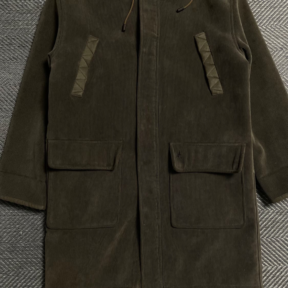 빈폴 스포츠 양털 라이닝 코듀로이 후드 코트 y 5201 상품이미지2