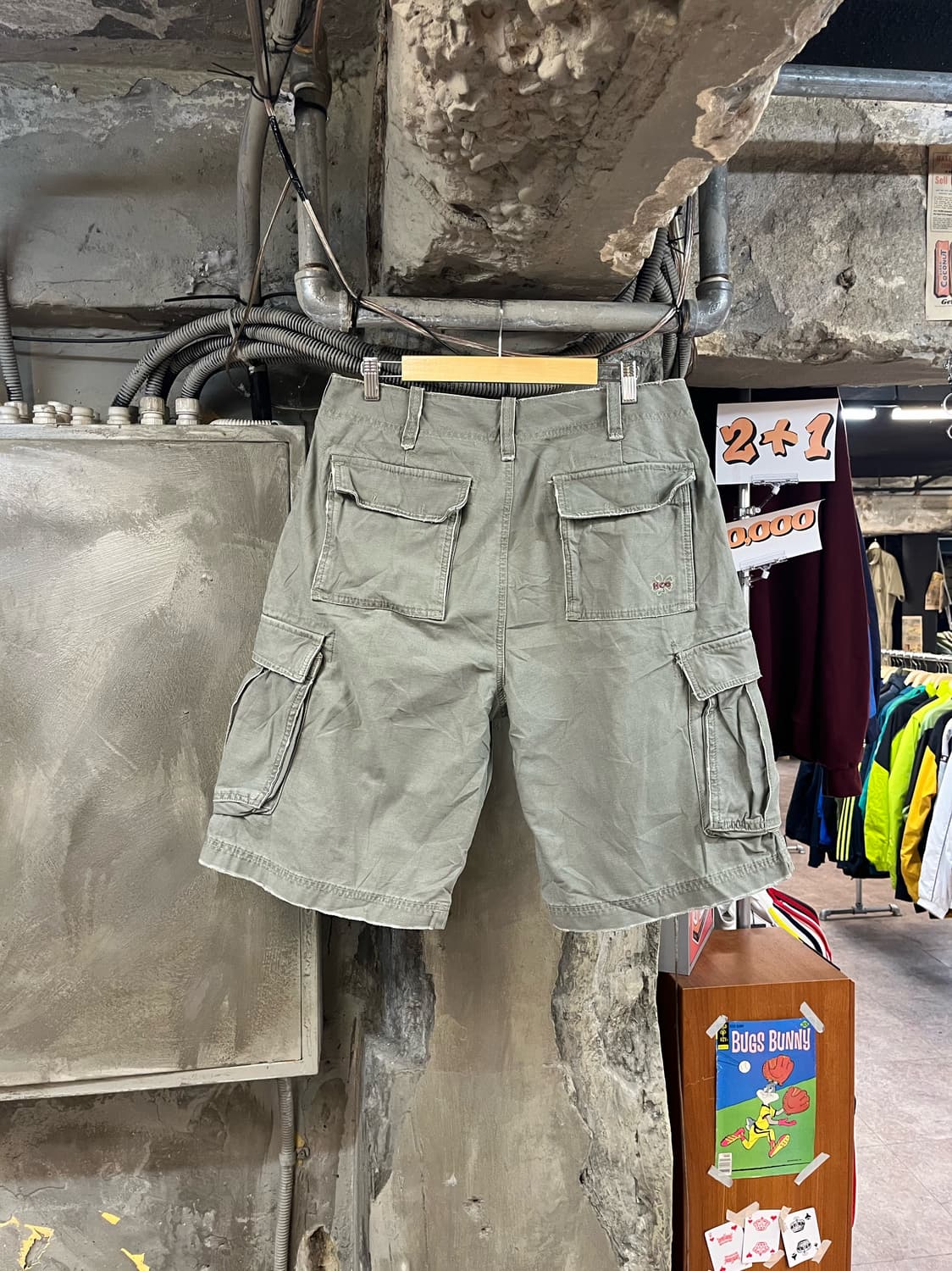 빈티지 카고 하프 팬츠 카키 #csz3513 상품이미지2