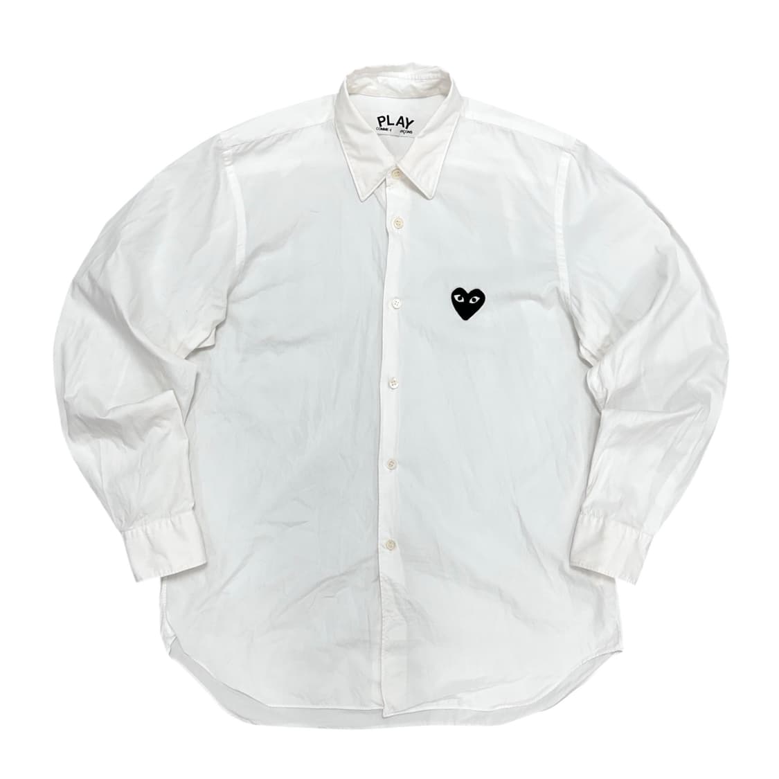 꼼데가르송 블랙와펜 화이트셔츠(S) 상품이미지1