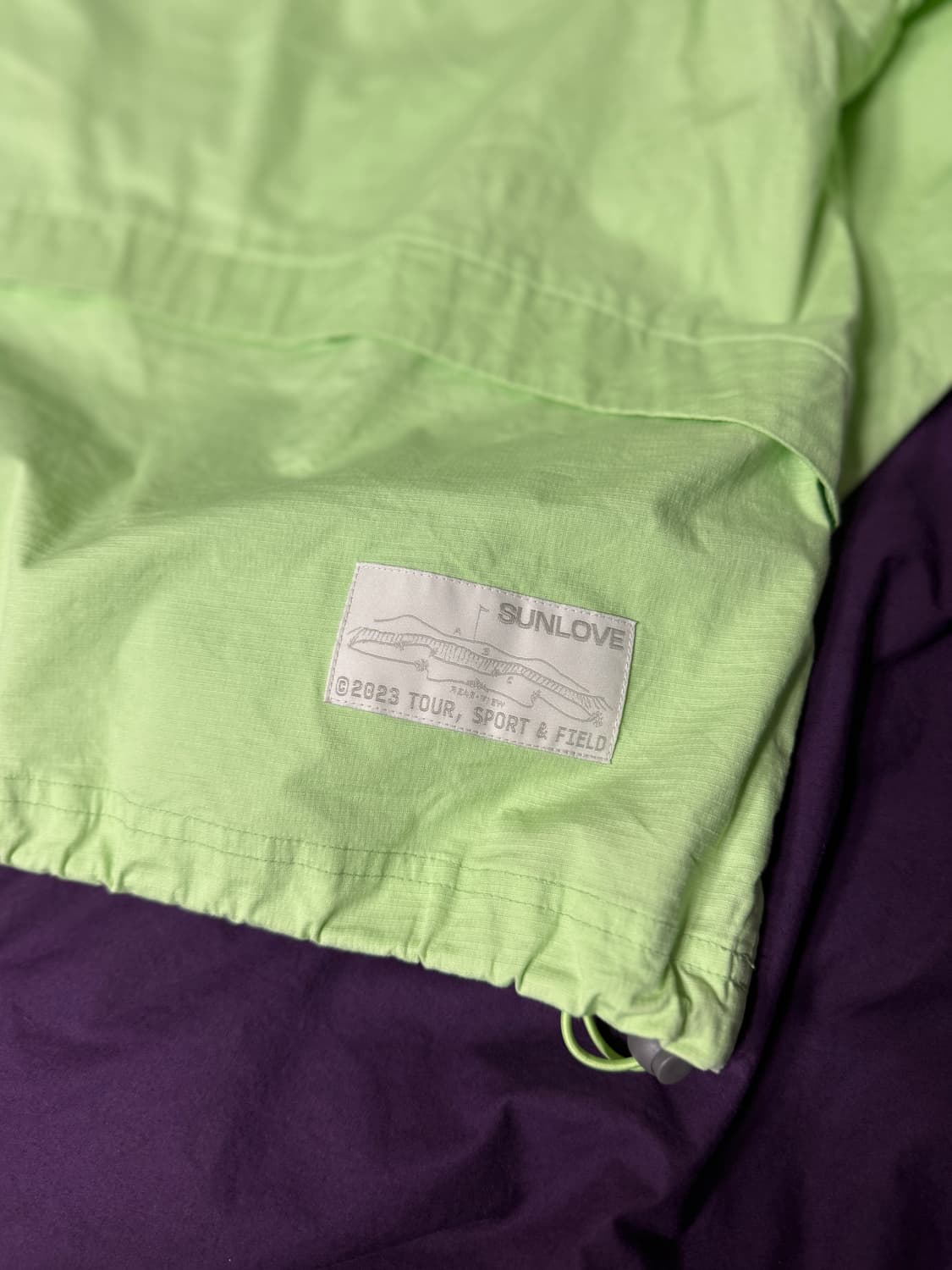 SUNLOVE 썬러브 투웨이 아노락 자켓 그린 상품이미지6