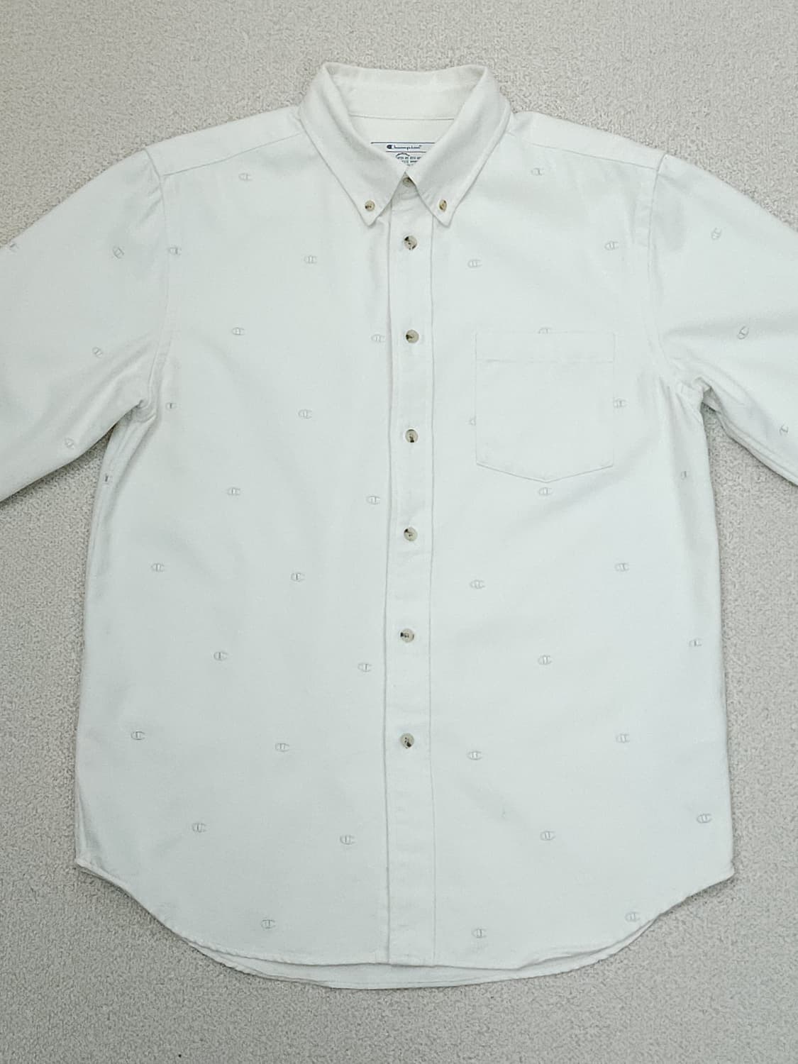 (L)챔피온 남자 로고 셔츠 긴팔 빈티지 남 상품이미지5