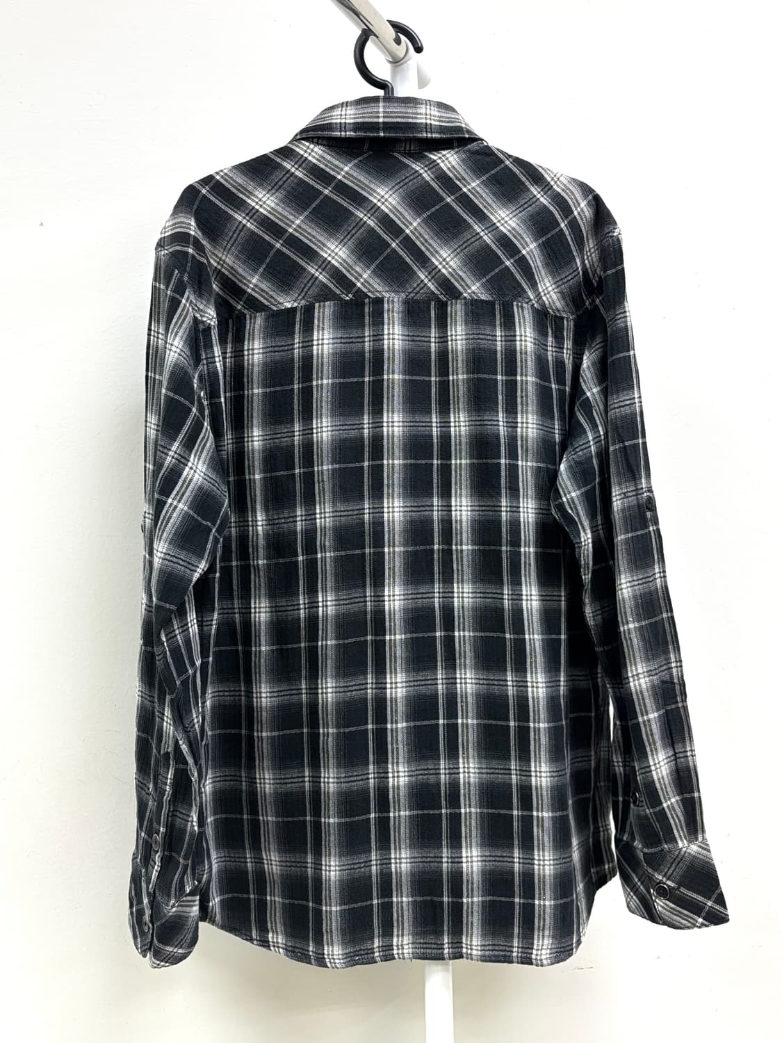 빈티지 펑크 체크 셔츠 상품이미지7