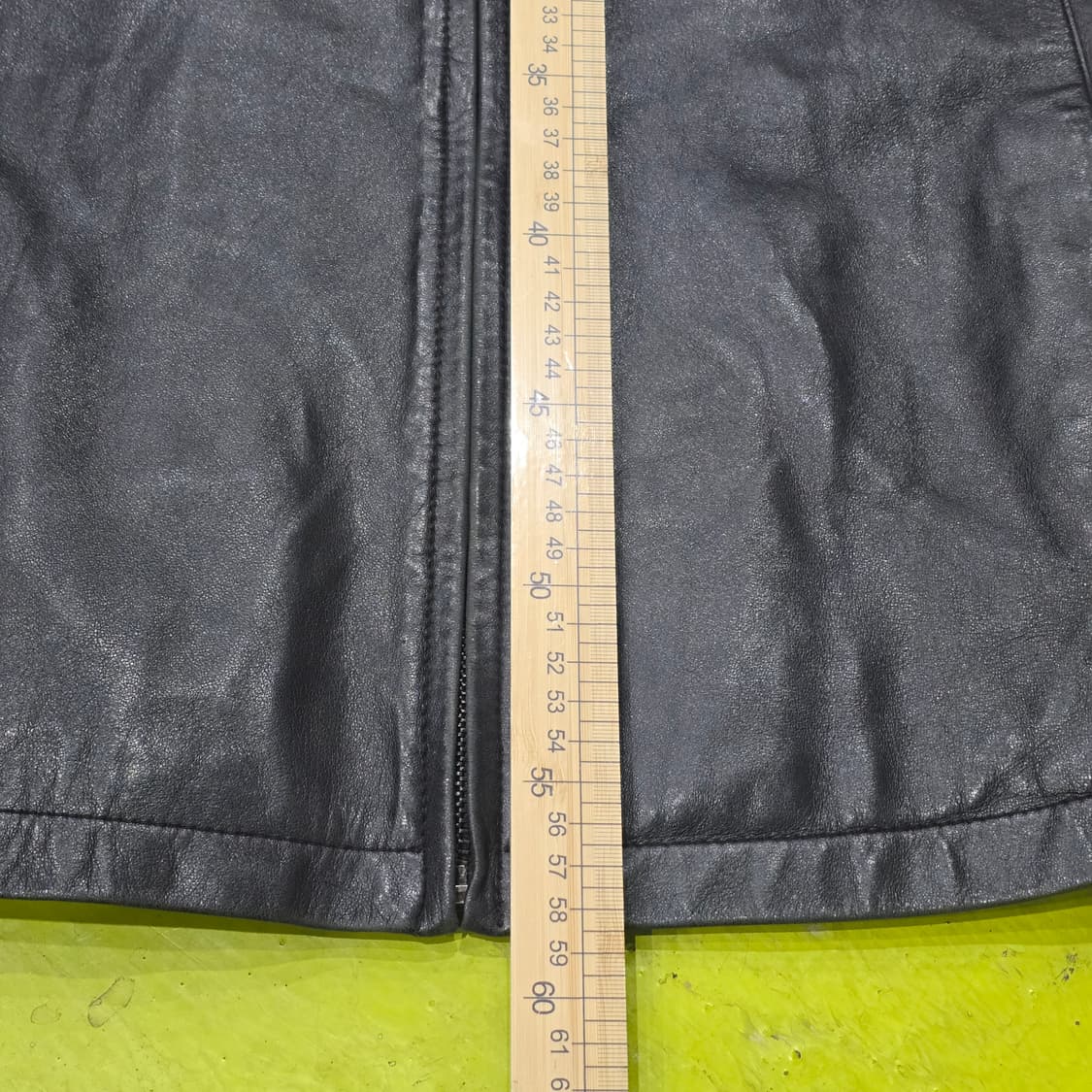 Avelino 블랙 가죽 자켓 상품이미지8