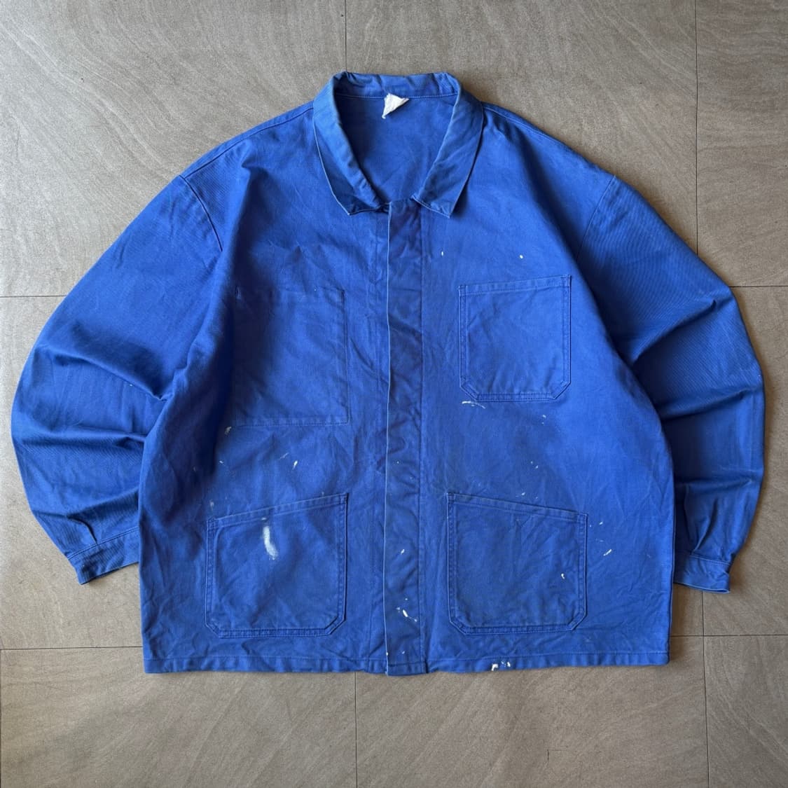 90년대 빈티지 프랑스 생산 프렌치 워크 트윌코튼 자켓 상품이미지1