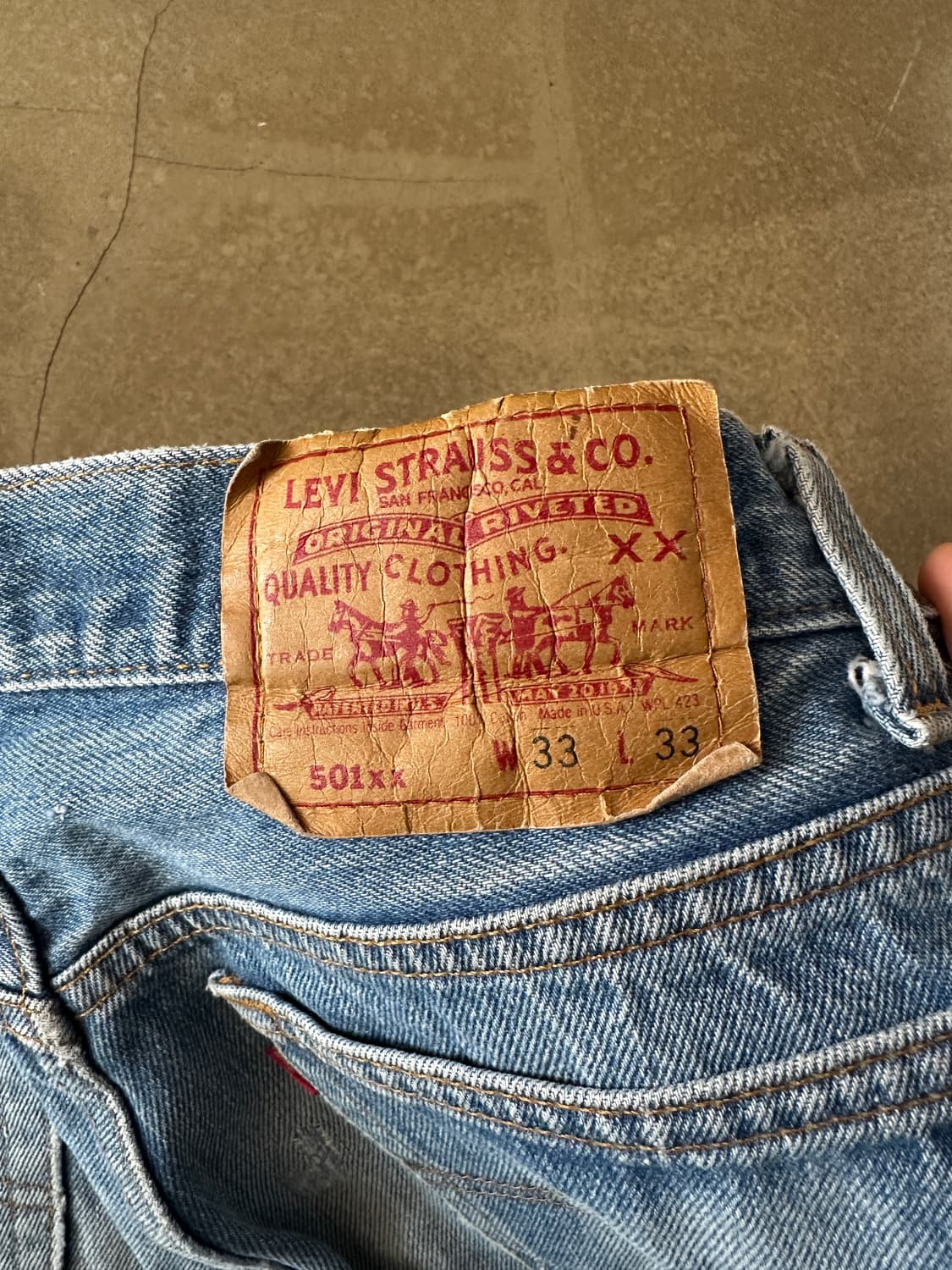 90s Levis 리바이스 501XX USA 데님 팬츠 30 상품이미지2