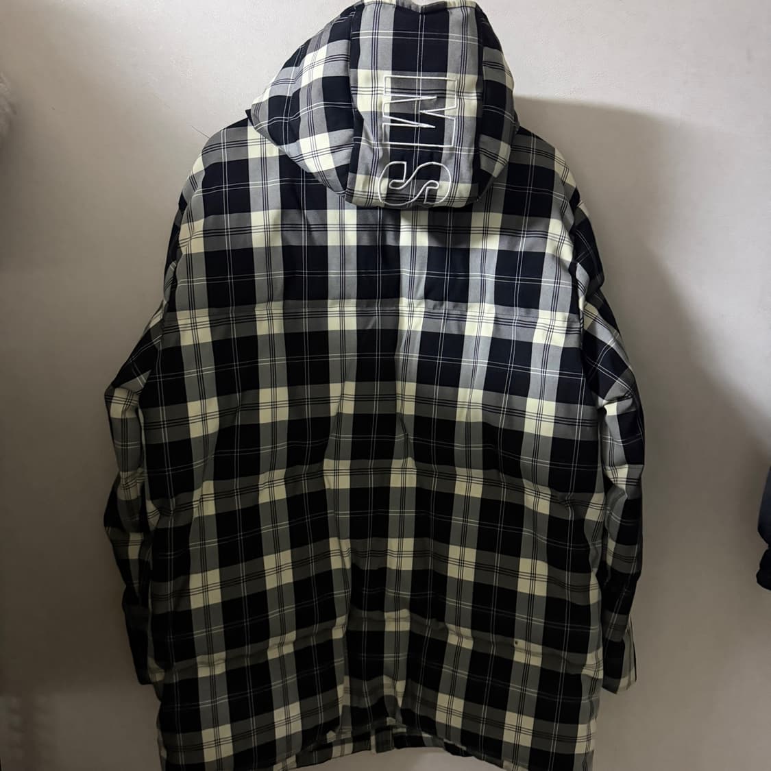 MSGM 남성 체크패턴 다운패딩점퍼 52(남성 105정도) 상품이미지5