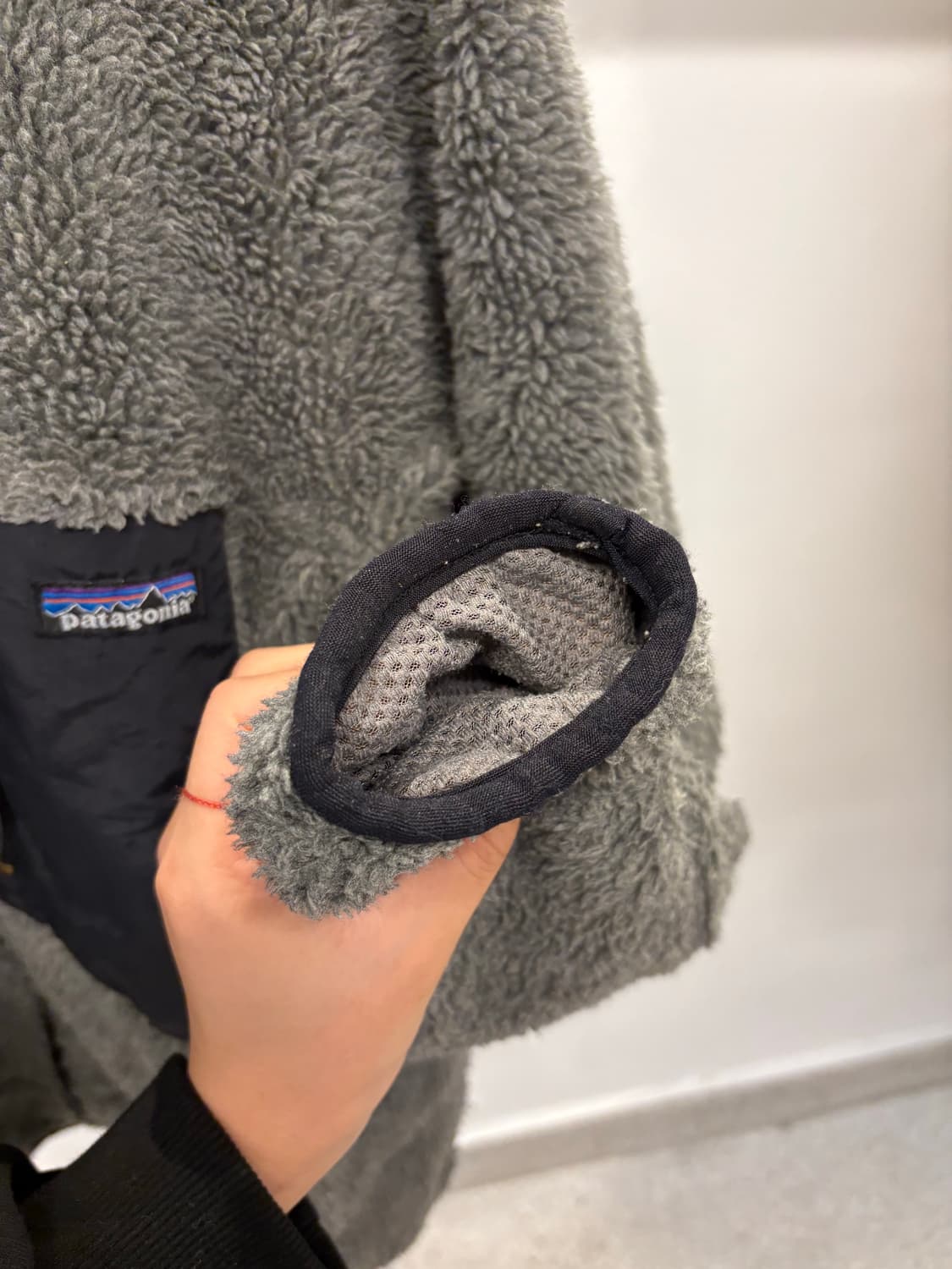 Patagonia fleece zip up gray 상품이미지5