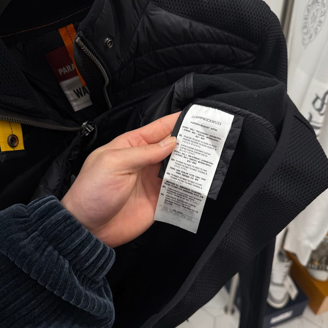 [S/풀구성] 파라점퍼스 경량패딩 블랙  상품이미지5