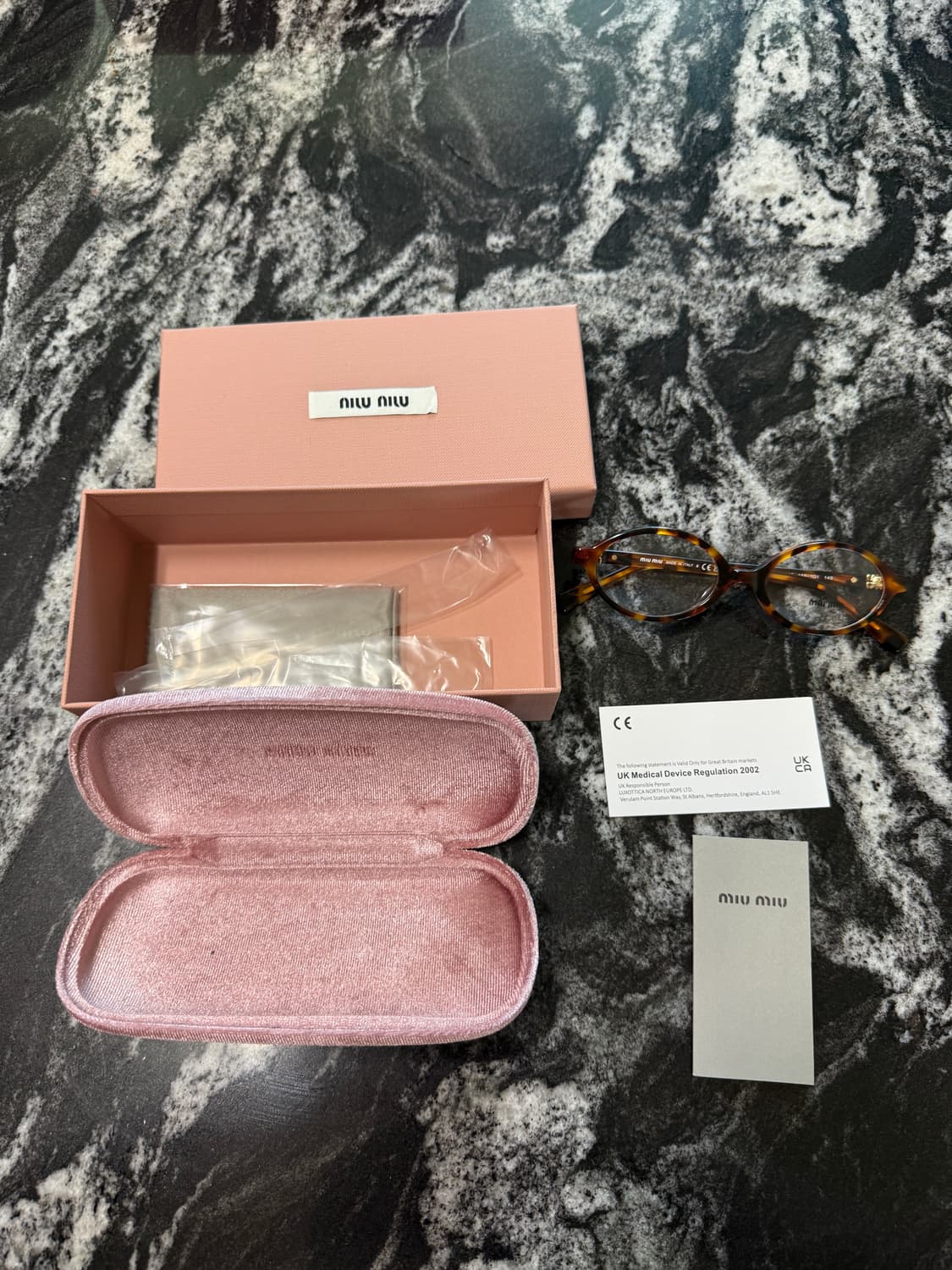 miumiu 미우미우 레오파드 리가드 안경 상품이미지1