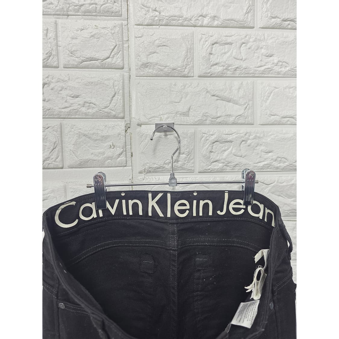 택포) CK 캘빈클라인 블랙진 흑청바지 32인치 상품이미지2