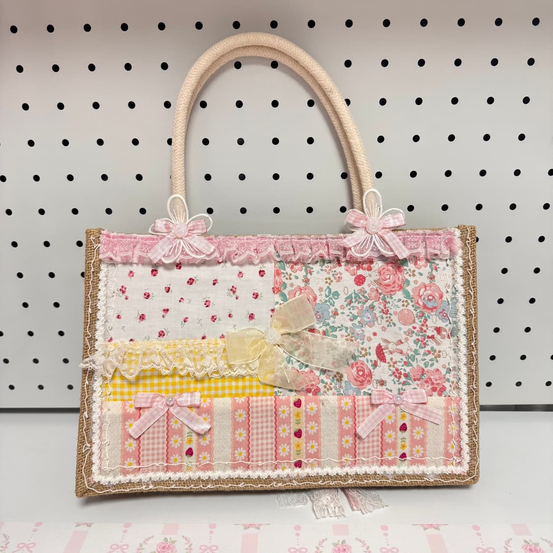 핸드메이드 패치워크 토트백 상품이미지5