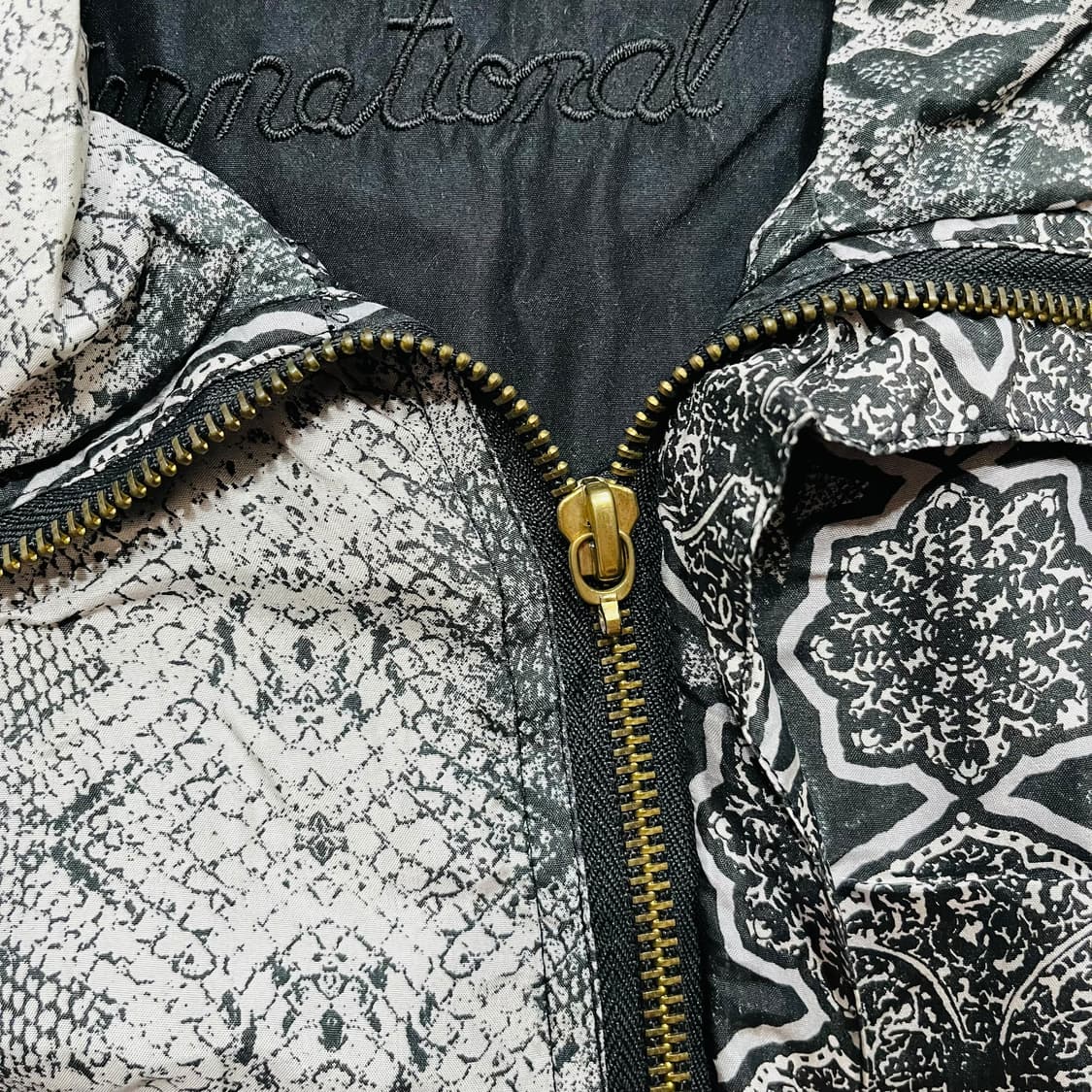 FUDA 90s Snake pattern silk jacket 상품이미지6