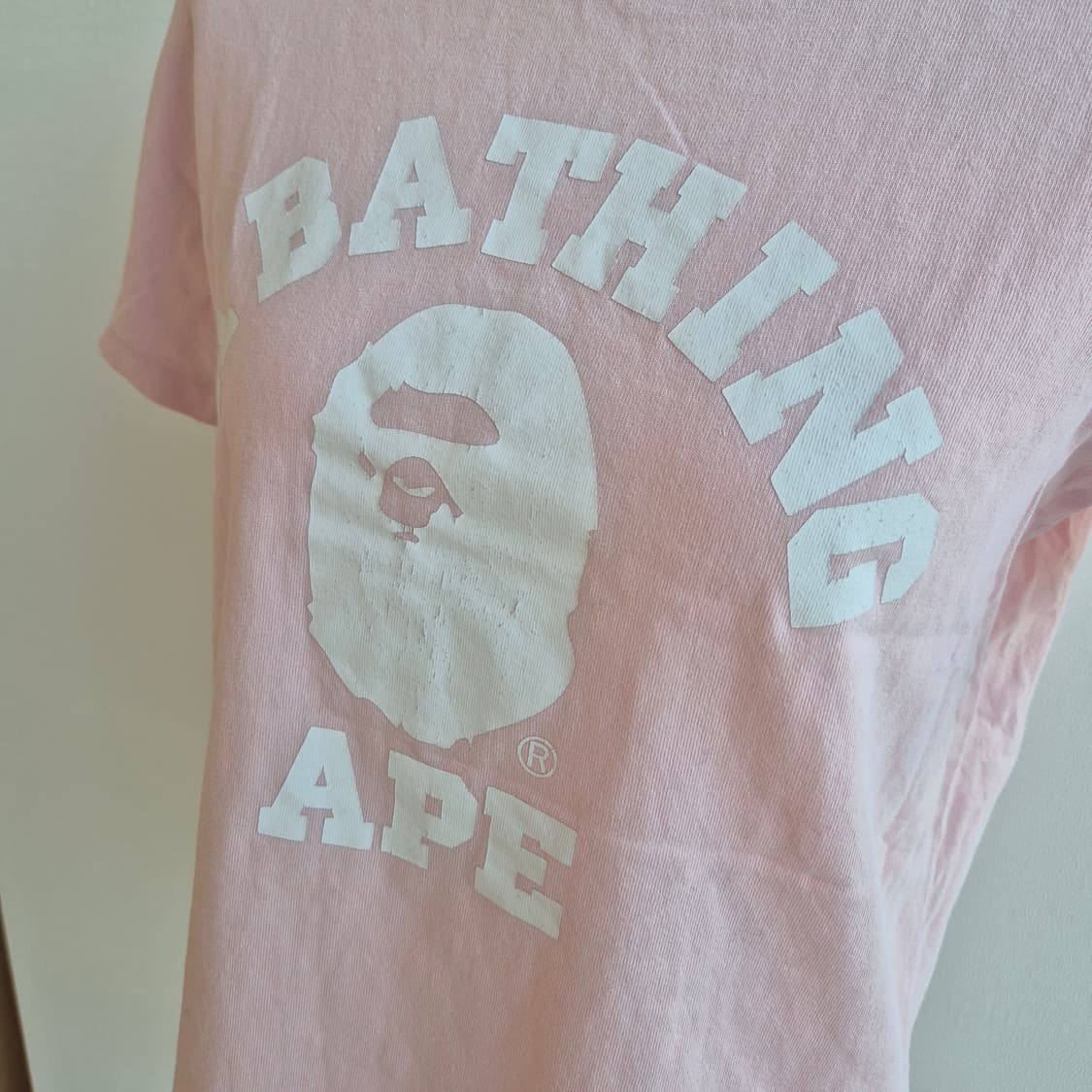 베이프 핑크 반팔 상품이미지4