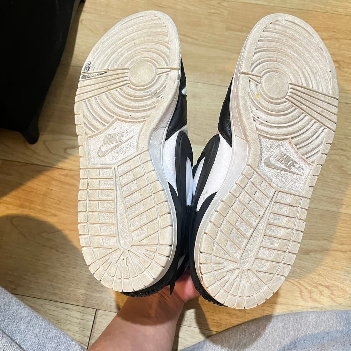 나이키 X 엠부쉬 덩크 하이 검/흰 260mm 상품이미지5