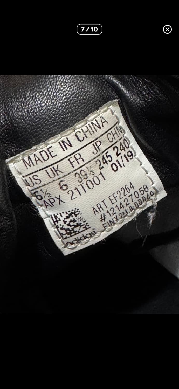 아디다스 Y-3 러브 요지 야마모토 슈퍼스타 블랙 운동화 245mm 상품이미지5