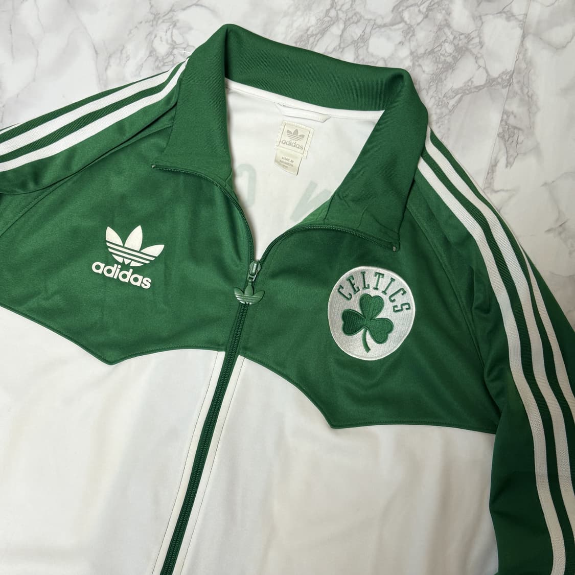 3XL 아디다스 셀틱 삼선 흰초 빅로고 트레이닝 져지 자켓 상품이미지5