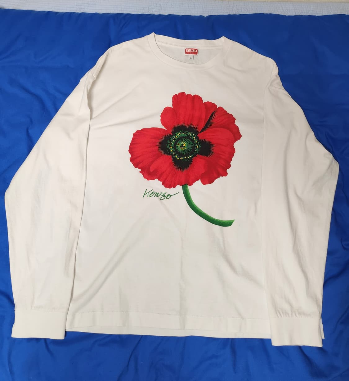 겐조KENZO/플라워 프린팅 롱슬리브/XL 상품이미지2
