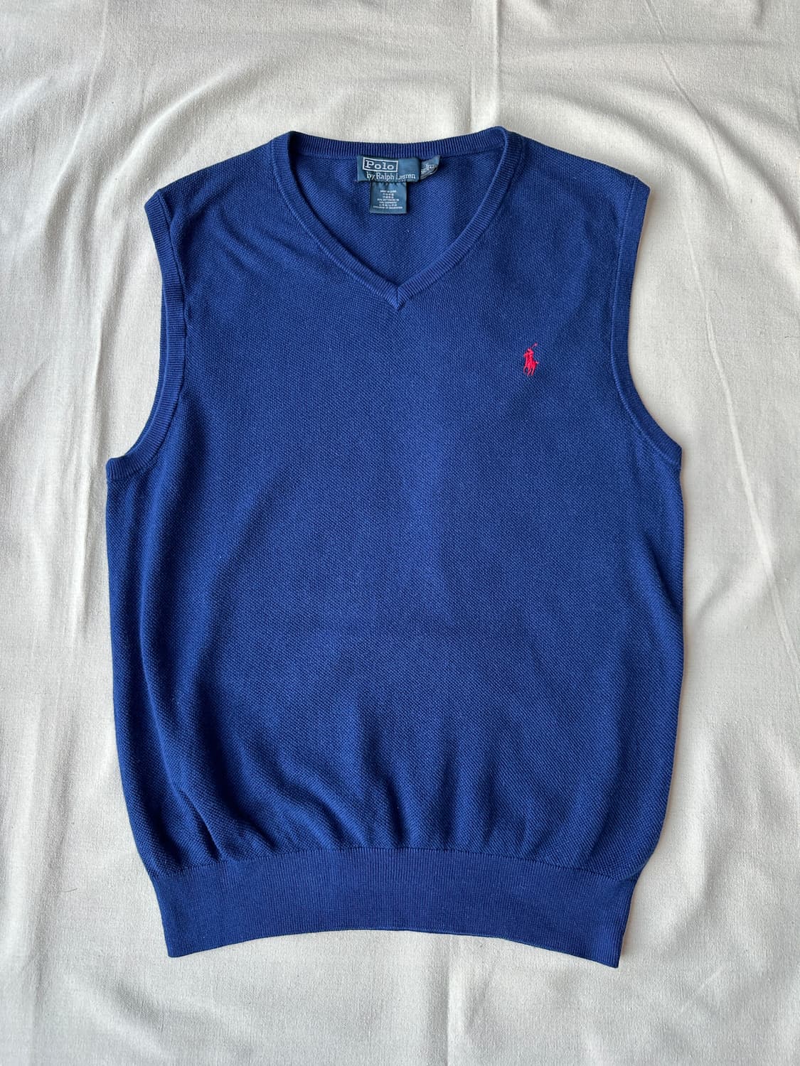 폴로 니트 베스트 캐시미어 혼방 XL 상품이미지1