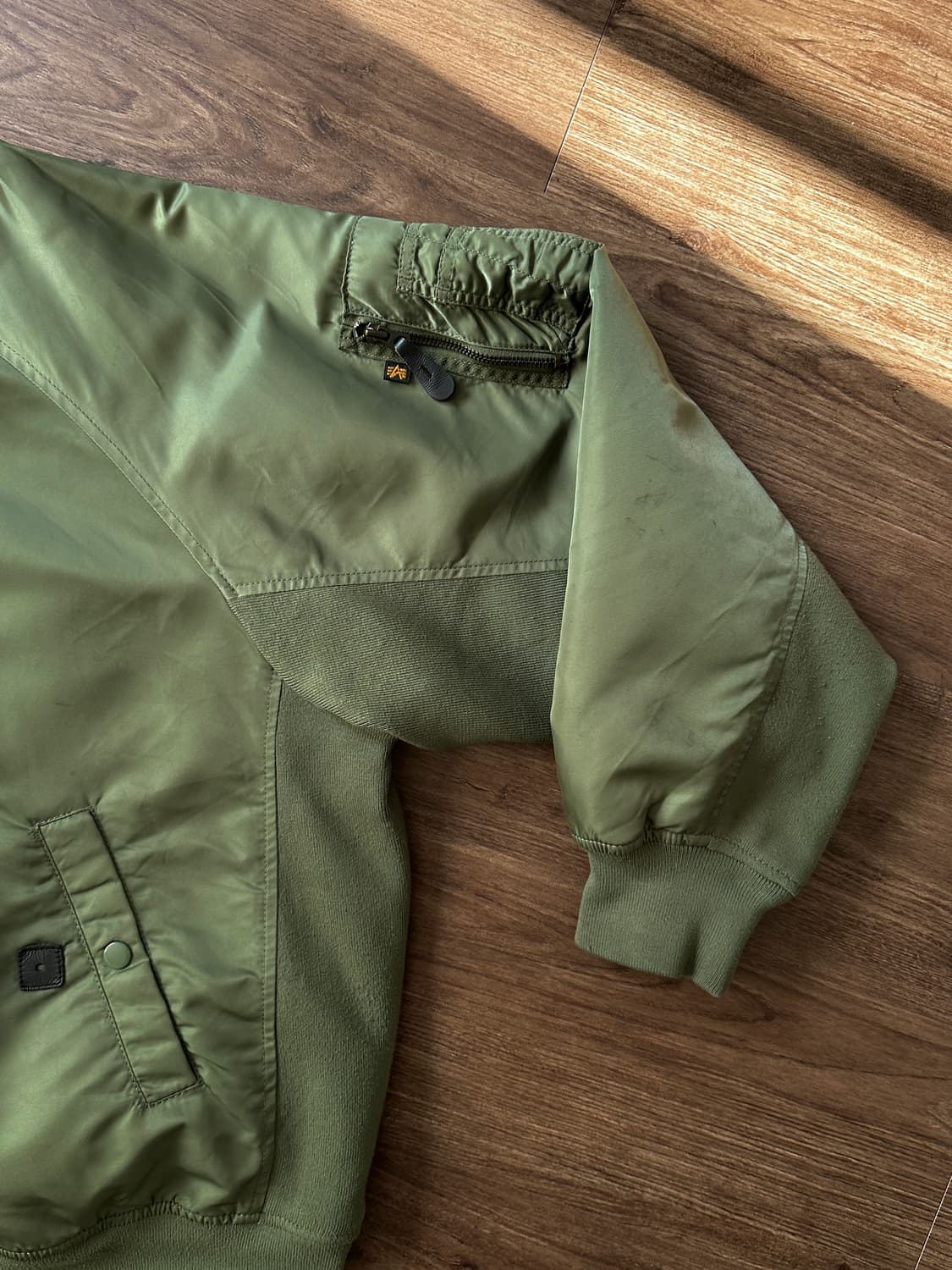 Alpha Industries 오버사이즈 쉐르파 봄버 상품이미지9