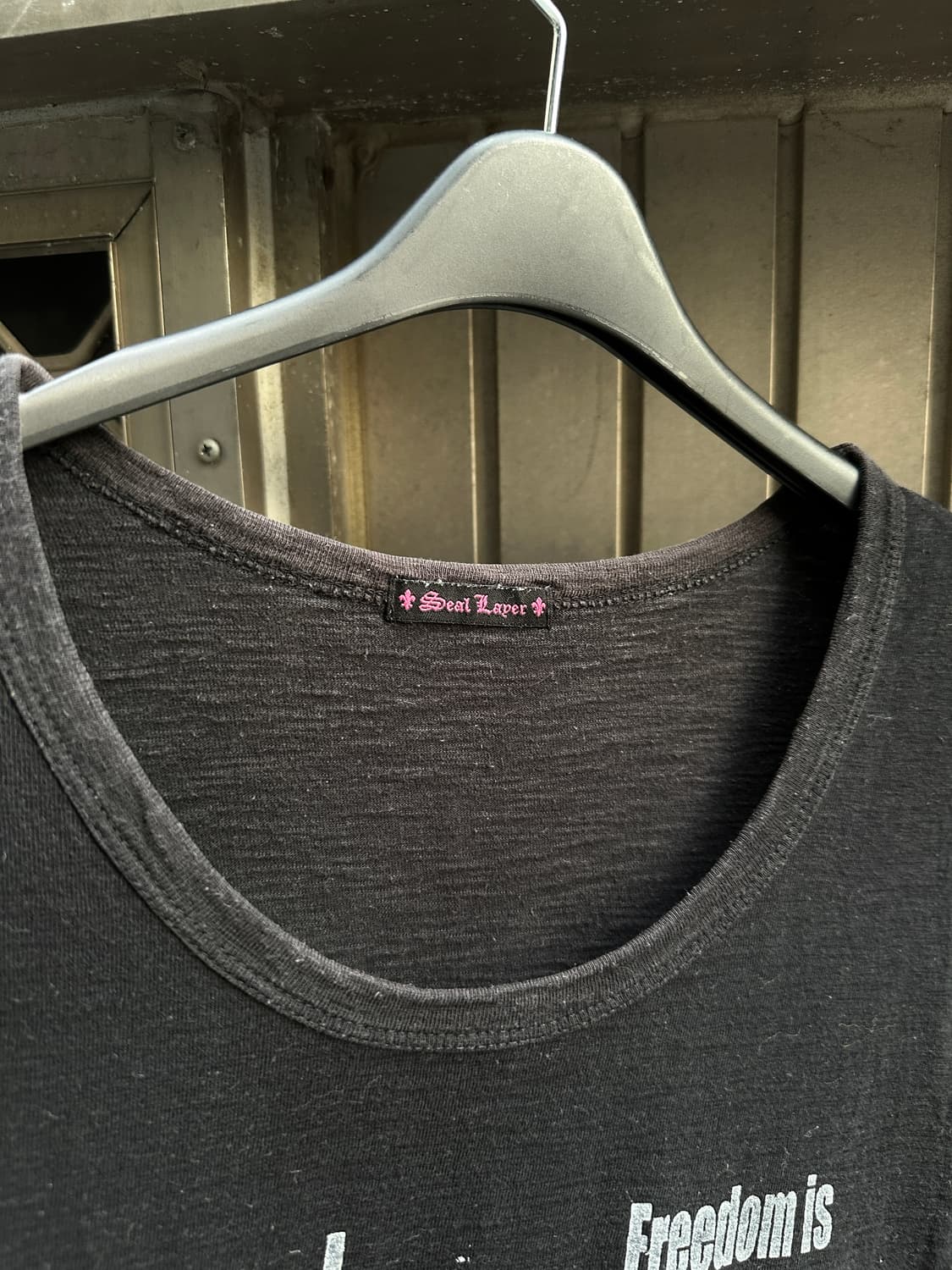 Vintage FREEDOM lettering printing tee 상품이미지4