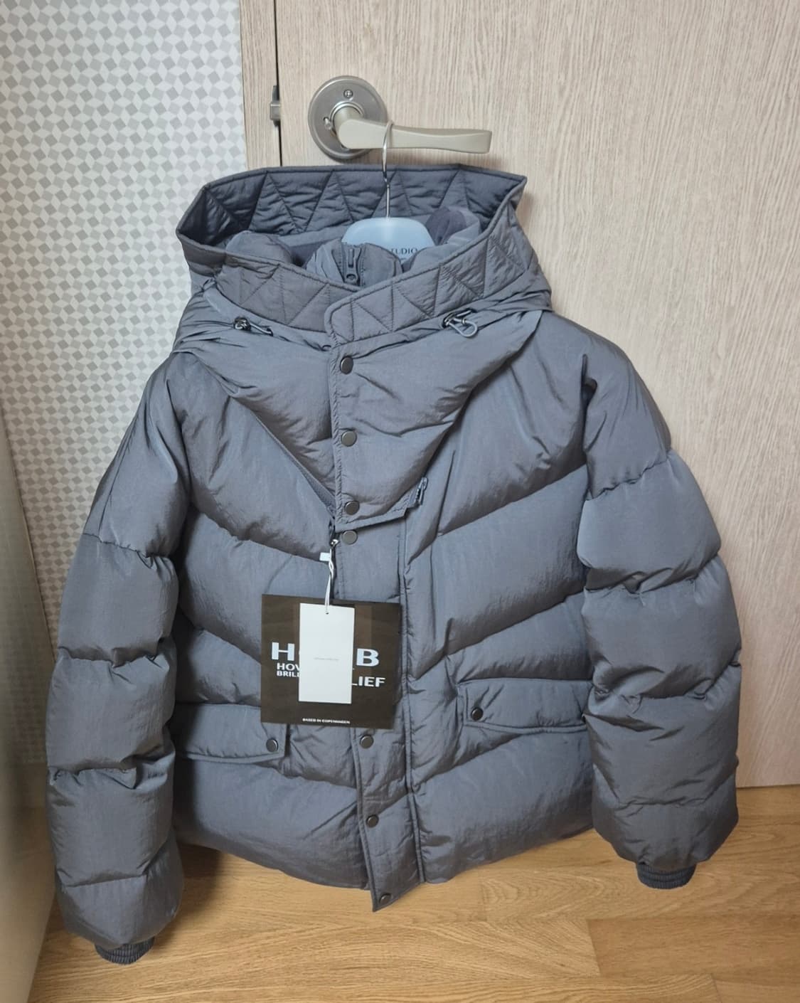 HGBB STUDIO Barents Down Parka - Asphalt 상품이미지1