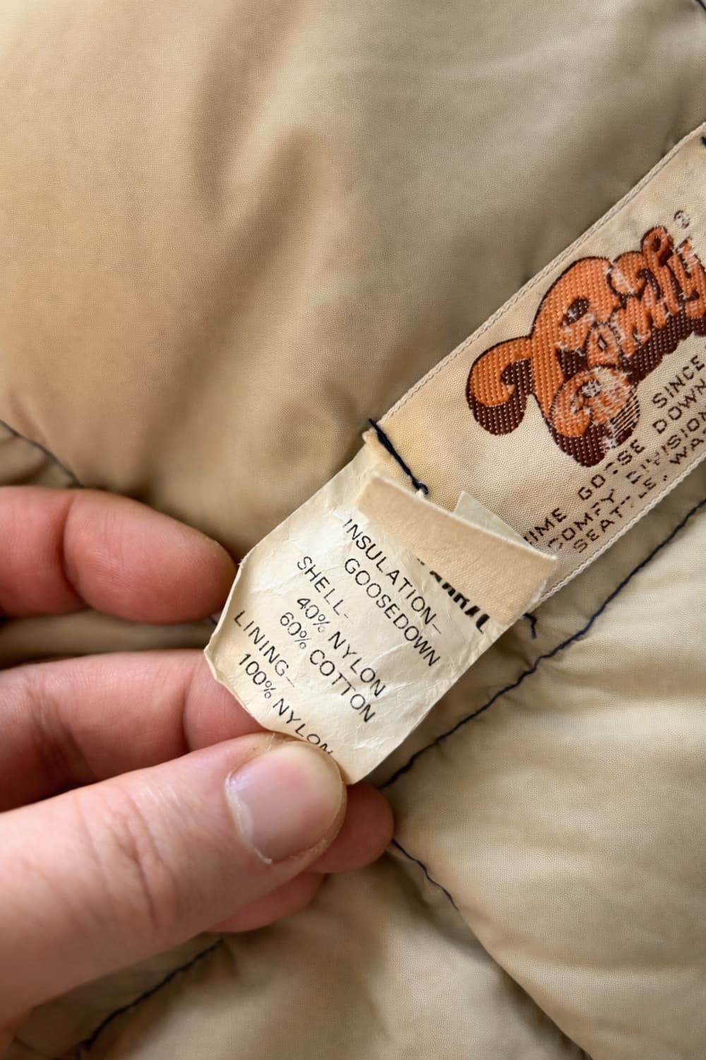 70s Comfy 구스 다운 자켓 XL 상품이미지9