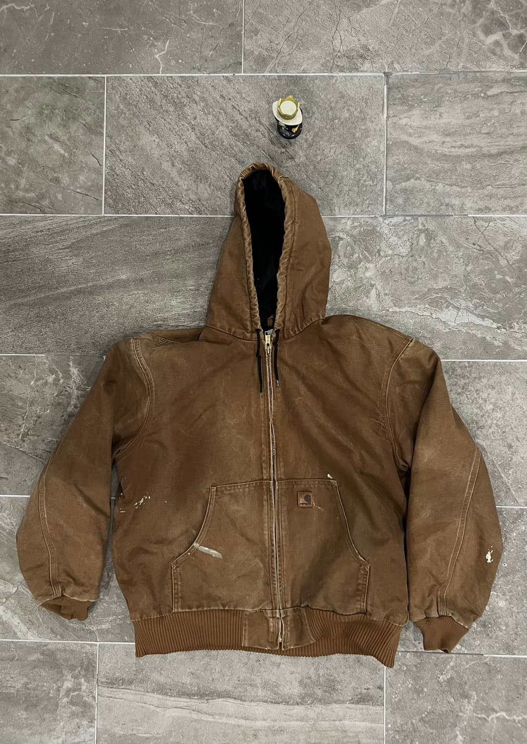 (XL)칼하트 덕 액티브 후드자켓 J130 BRN 칼하트브라운 상품이미지1