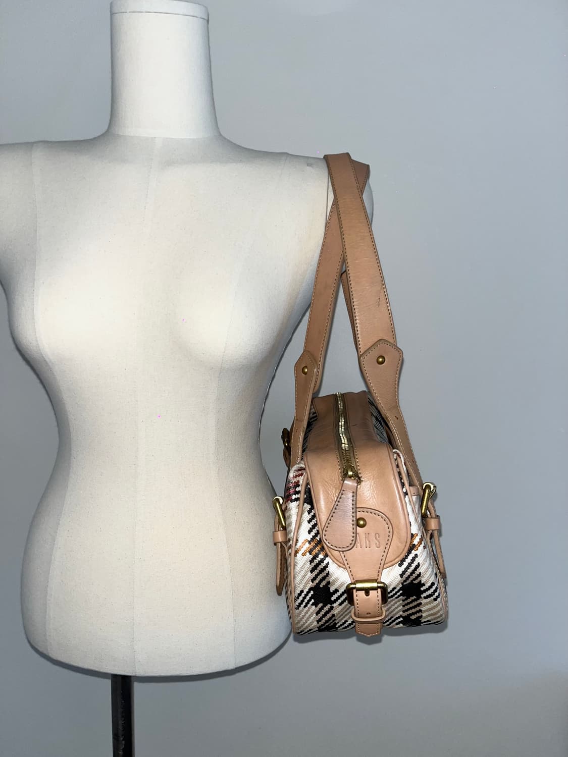 Daks check pattern Shoulder bag 상품이미지4